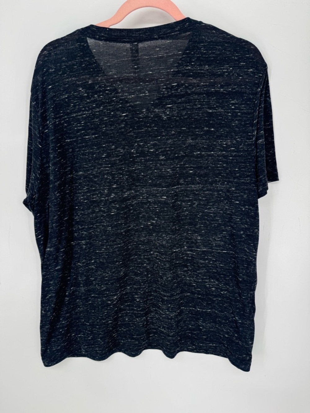 Women's 'Sometimes Fancy Always Ranchy' Black Graphic V-Neck T-Shirt Size XL - Picture 3 of 4